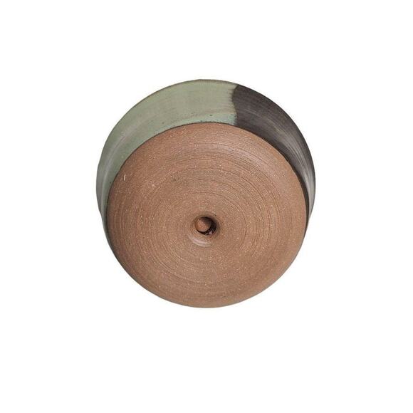 Handmade Pottery Kitchen Bakeware, Marble Stoneware Ceramic Apple Baker - Picture 3 of 7